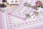 Chemin de table blanc/ lilas hardanger des fiches 33/ 34 Chemin de table blanc/ lilas hardanger des fiches 33/ 34