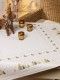 Nappe carr� bande naturel du livre 121