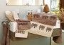 Serviette de toilette gaufrer chocolat 50 x 100 livre 109
