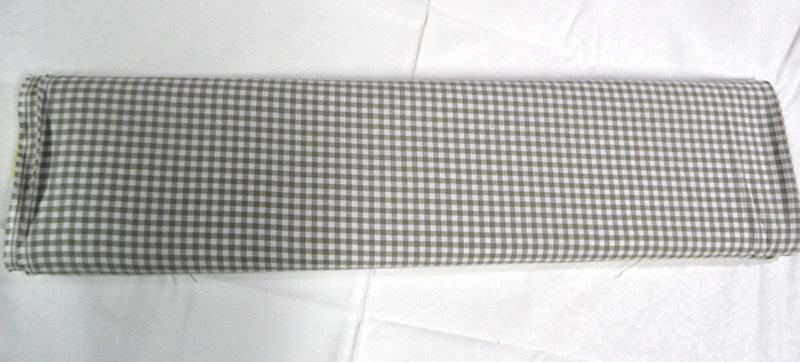 tissu à broder à carreau ficelle / blanc