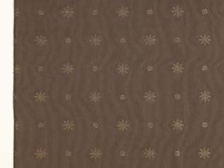 Tissus décoration noël livre 108 galet Marron - Or