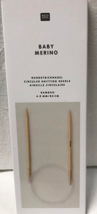 Aiguille circulaire bamboo 4.00