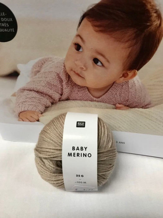 Baby merino col:002 Ecru