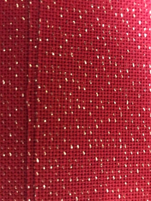 Bellana rouge pailleté or Bellana rouge pailleté or