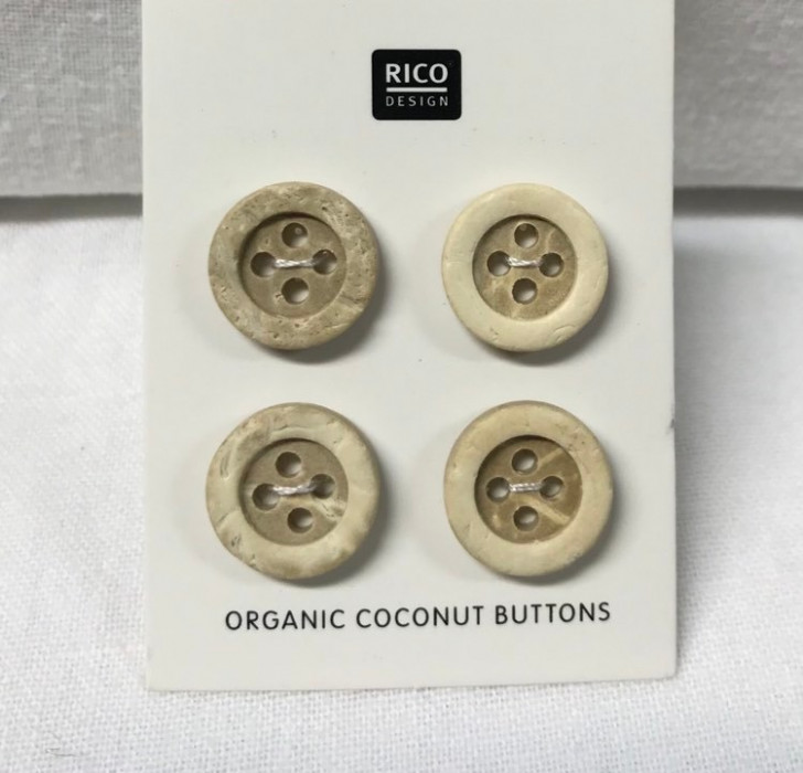 Boutons de noix de coco 13mm