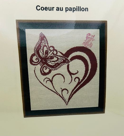 Coeur au papillon