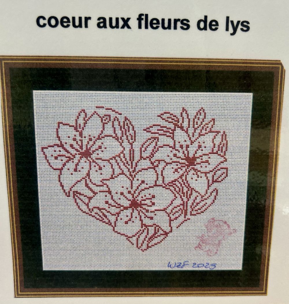 coeur aux fleurs de lys