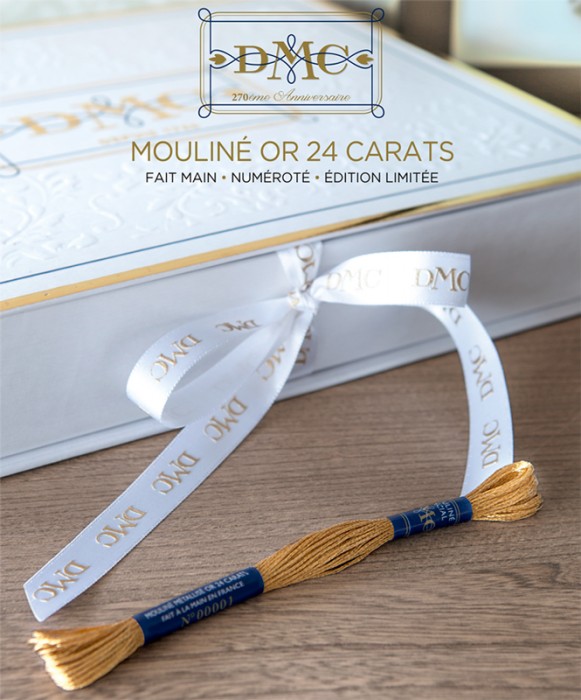 Coffret mouliné Or 24 carats Coffret mouliné Or 24 carats