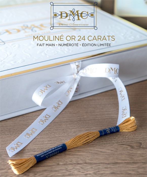 Coffret mouliné Or 24 carats