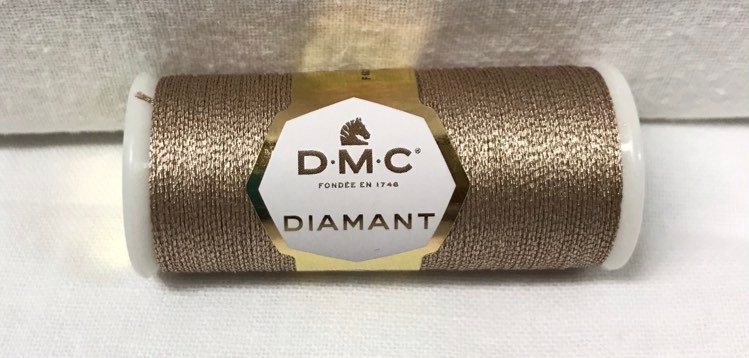 Fil métallisé Diamant D225 Rose poudre