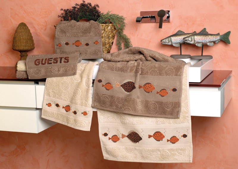 Gant de toilette gaufrer caramel 15 x 21 livre 109