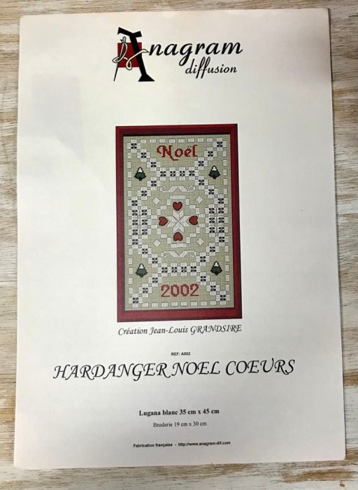 Hardanger Noël Coeurs