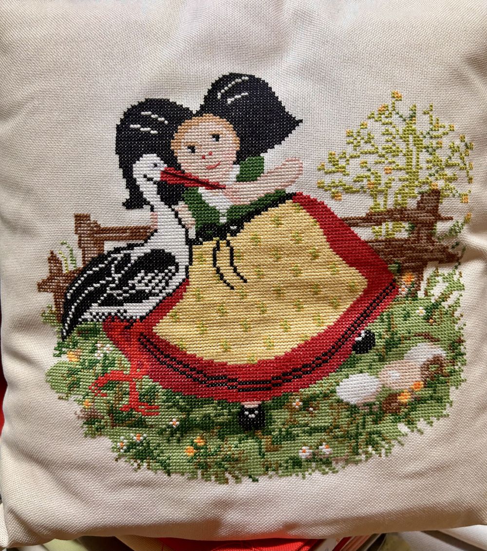 L'alsacienne et sa cigogne