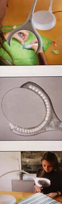 Lampe loupe sur pied ou de table Lampe loupe sur pied ou de table