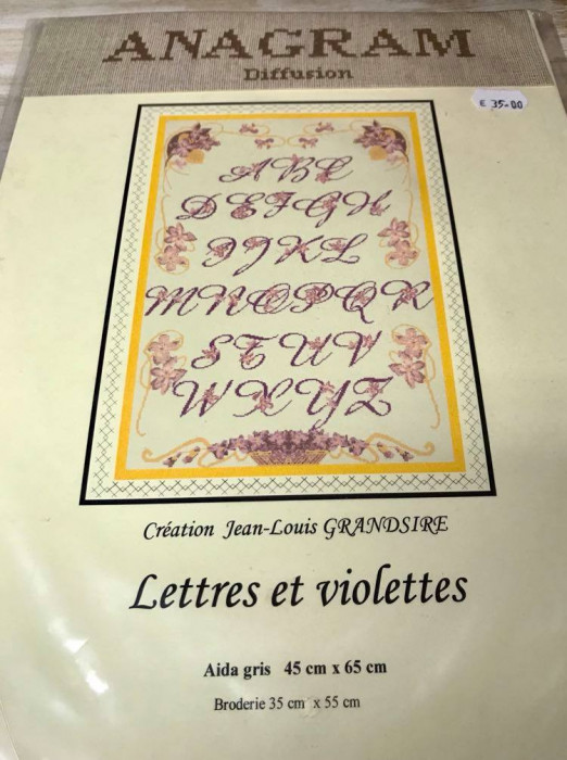 Lettres et violettes