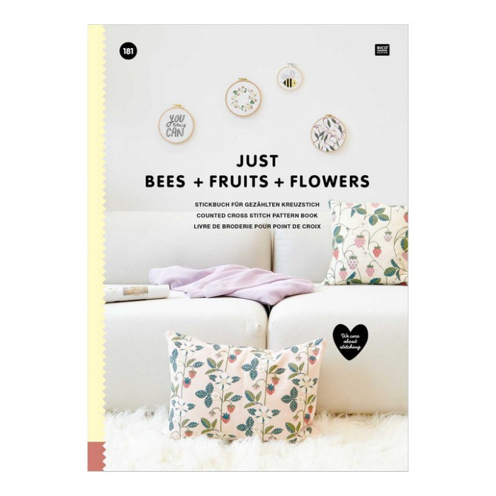 n°181 Just bees + fruits + flowers