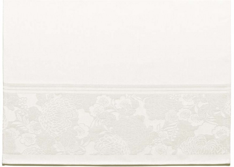 Nappe carré écru du livre 120