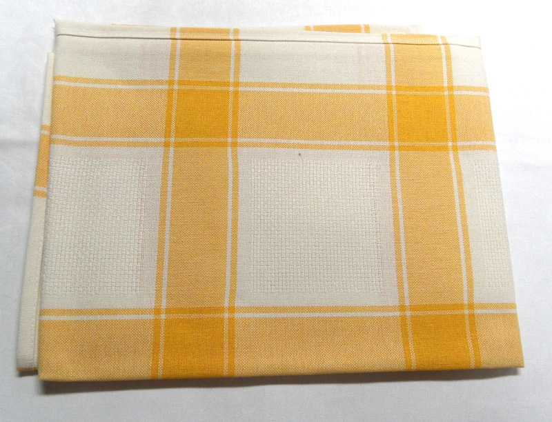 nappe cuisine carré jaune