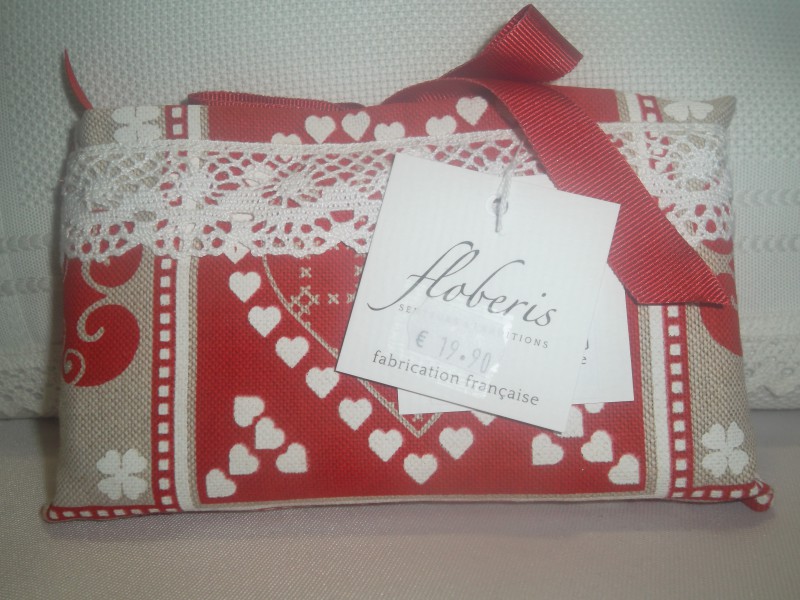 Pochette en tissu avec savon Pochette en tissu avec savon