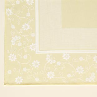 serviette de table jaune du livre n°110 serviette de table jaune du livre n°110
